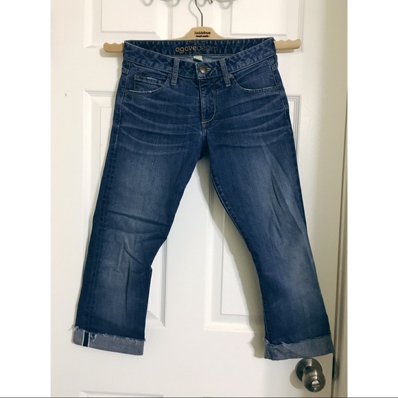 Crop Selvage Jean - Picture 3 of 6